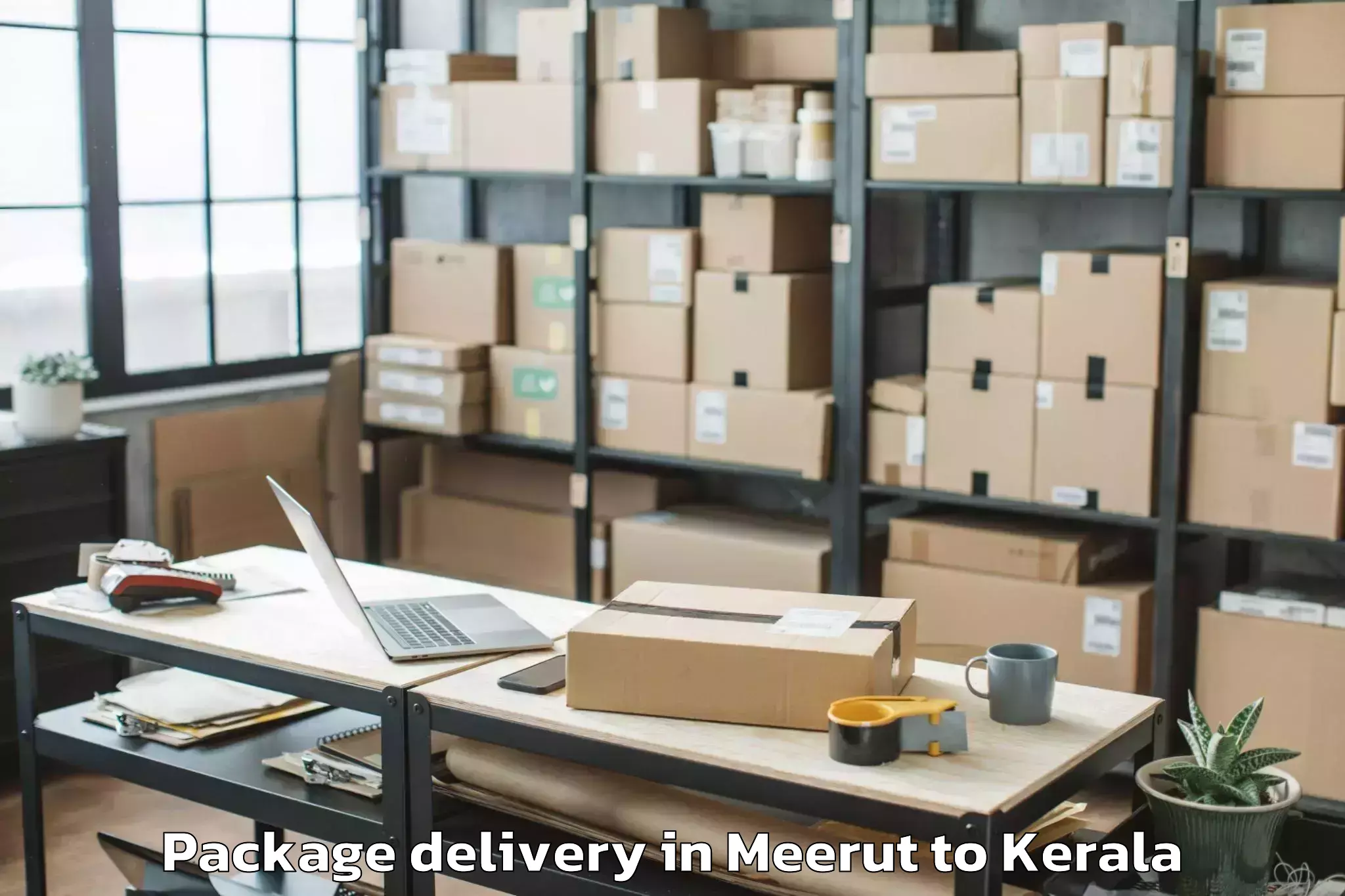 Easy Meerut to Edappal Package Delivery Booking